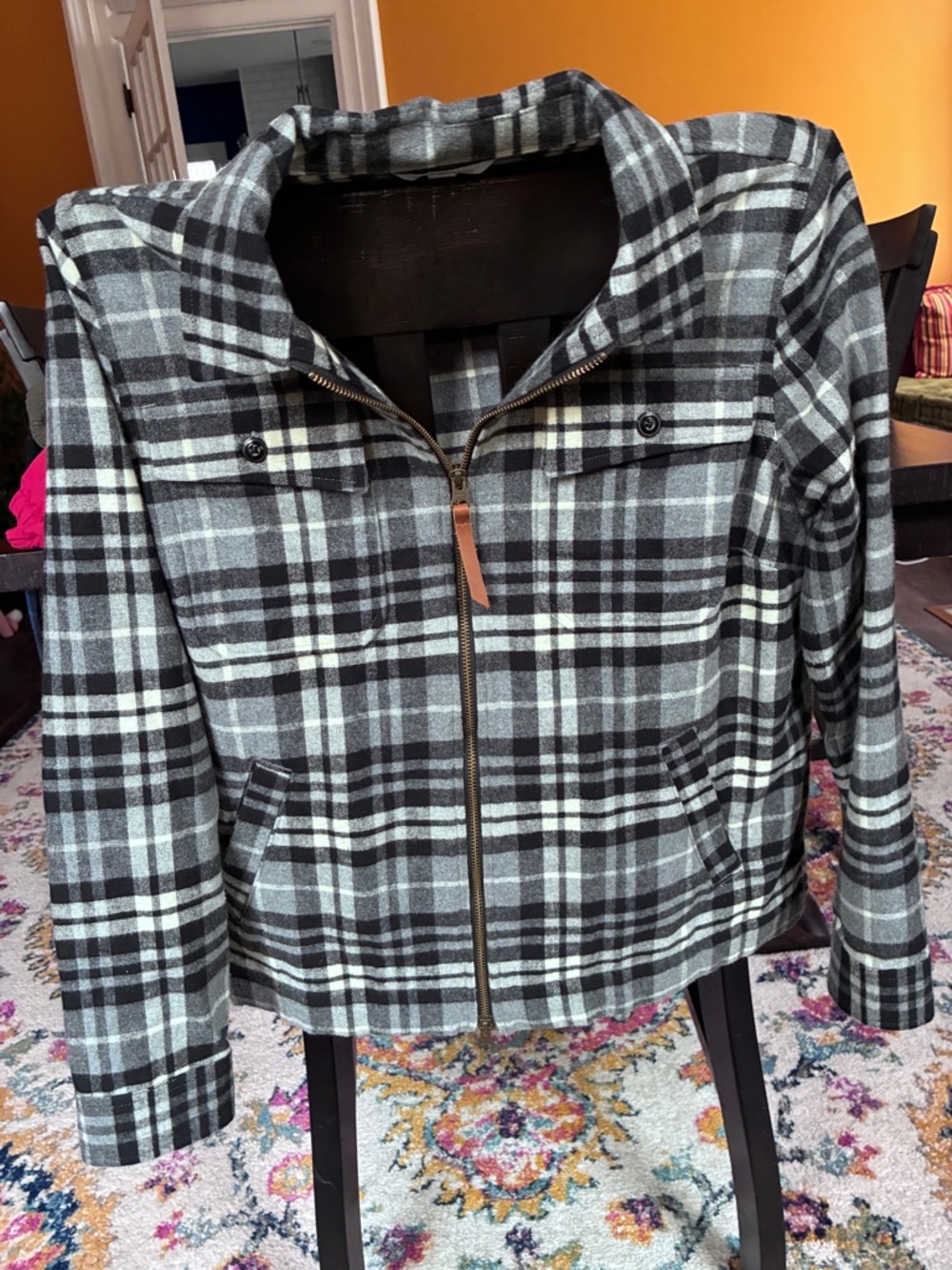 L.L. Bean Signature flannel jacket, sz M